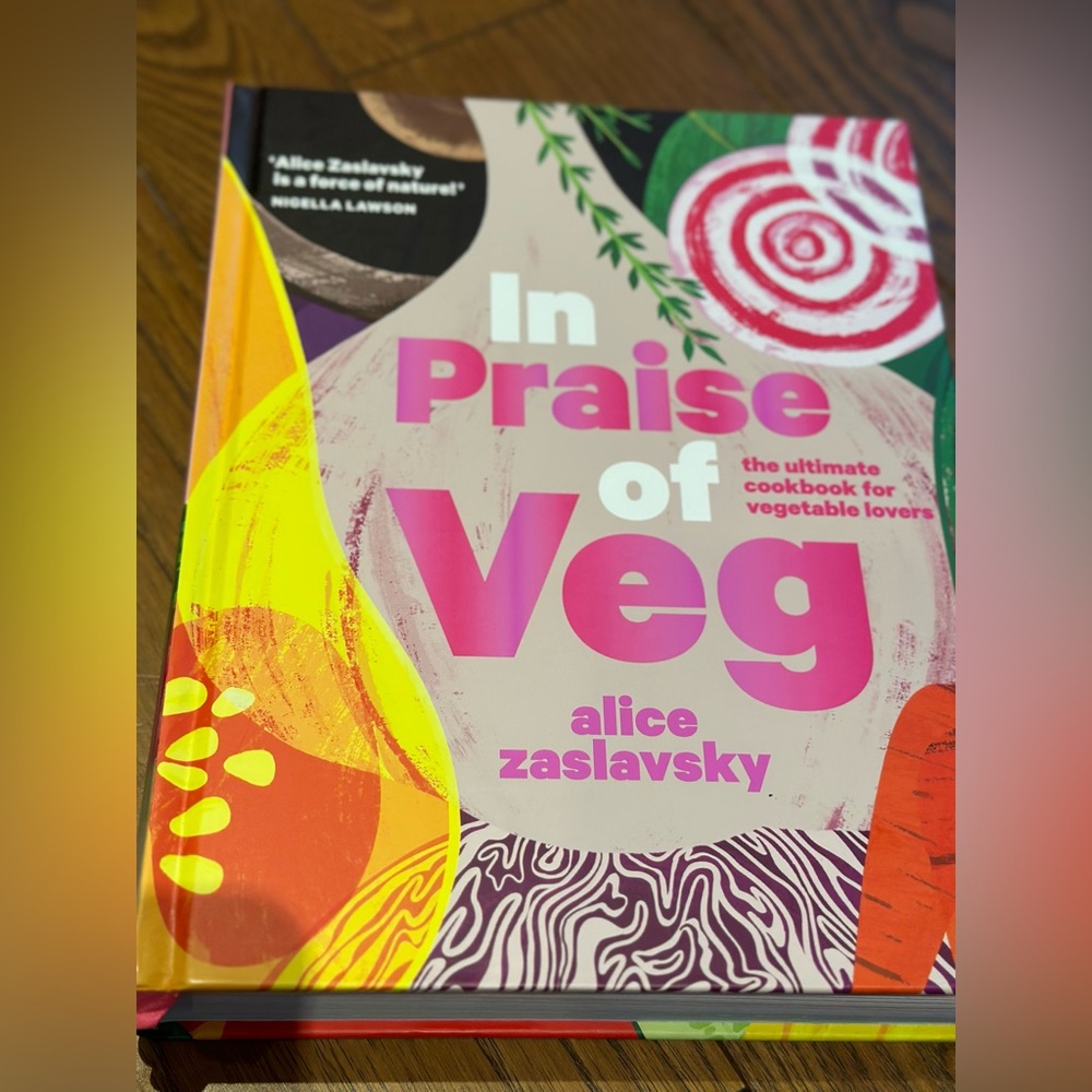 Brand new In Praise of Veg cookbook
